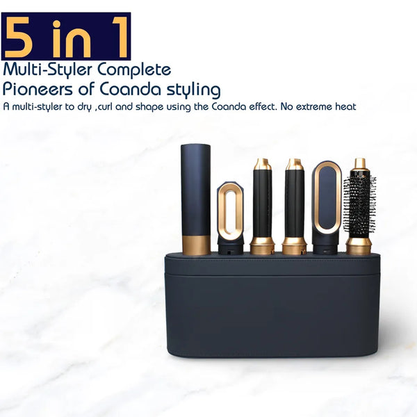 5 in1 Curling Iron Hair Straightener With Hair Brush Hairdryer For Hair Multi Styler