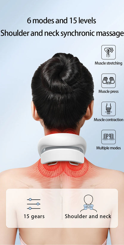 Nucomfy™ Smart Neck Pain Relieve Massager - Hot compress