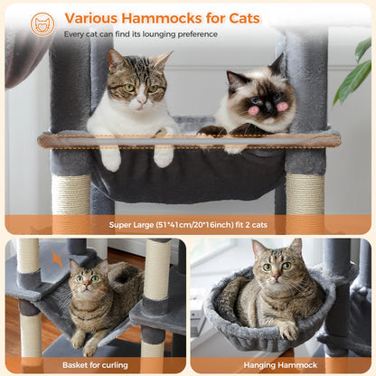PetJiggle™ Multilevel Large Cat Tree House