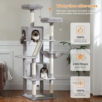 PetJiggle™ Multilevel Large Cat Tree House