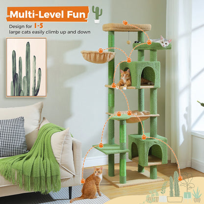 PetJiggle™ Multilevel Large Cat Tree House