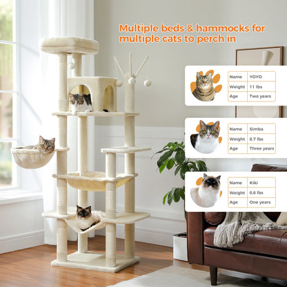 PetJiggle™ Multilevel Large Cat Tree House