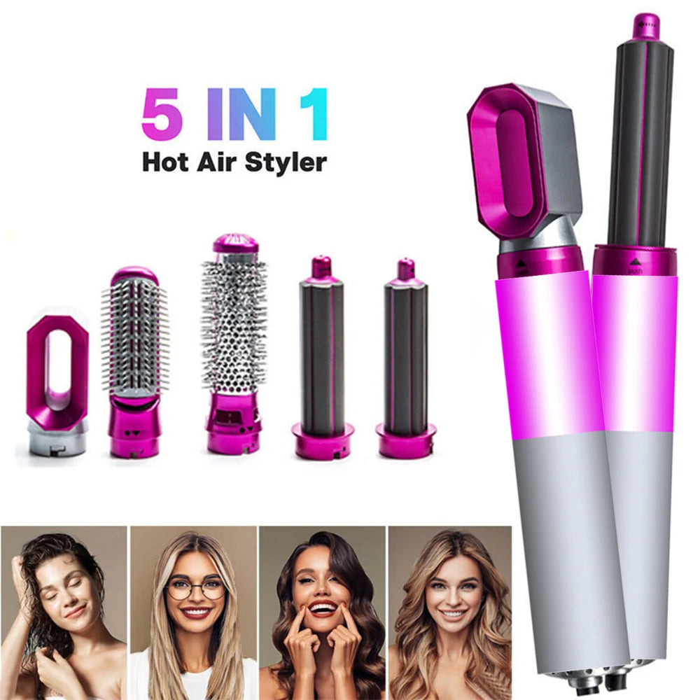 5 in 1 Hair Dryer Hair Brush Professional Curling Iron For Hair Styling Tool