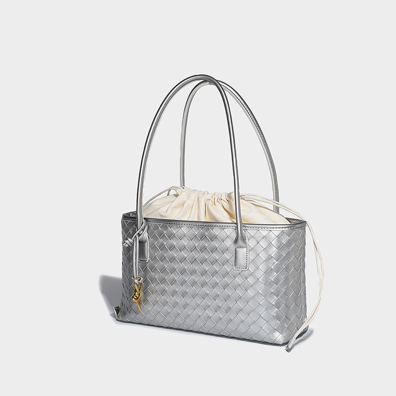 Hand-Woven Leather Tote bag