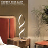 3 Color Mode Modern Stepless Dimmable Warm White Light Elegant Desk Lamp LED Spiral Bedside Table Lamp for Bedroom