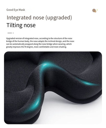 Nucomfy™ 3D Sleep Mask - Adjustable Sleep Mask with No Pressure on the Eyes