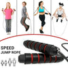 Scenic Arts Jump Rope Adjustable Skipping Speed Gym Fitness Training Steel Wire Weighted