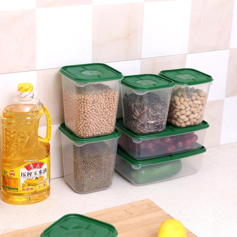 17 pieces Refrigerator fresh-keeping food plastic box storage