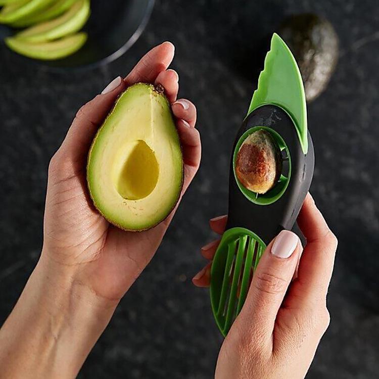 Avocado fruit knife divider 3-in-1