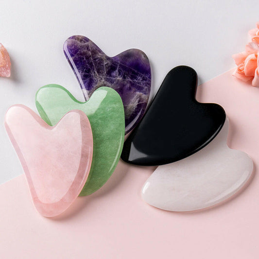 Gua Sha massage facial and anti-aging  natural stone.