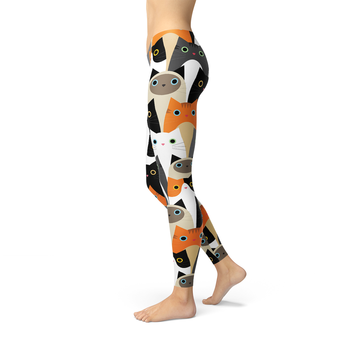 Womens  Cats Leggings All Over Print