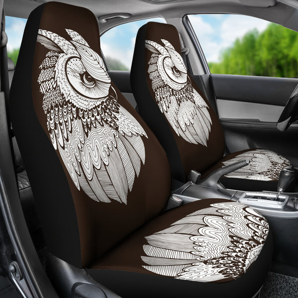 Car Seat Covers Owl Gazing
