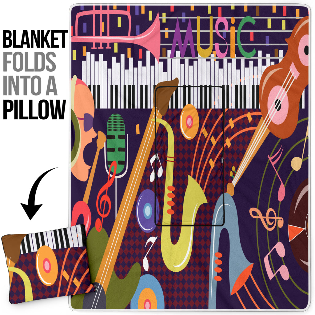 2-In-Pillow Blanket