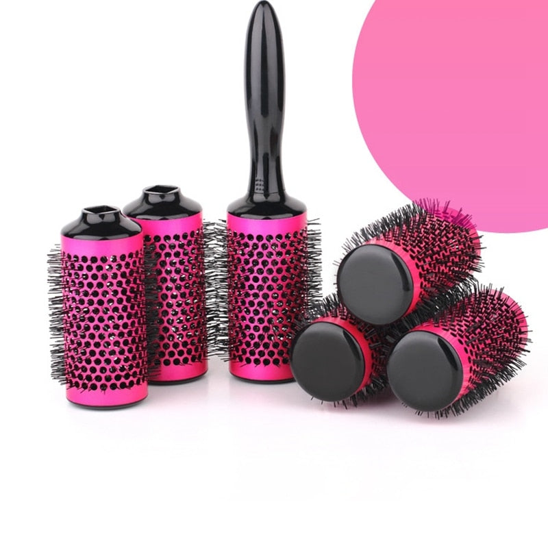 MultiBrush Detachable Thermal Styling Hair Brush Styling Curling Comb